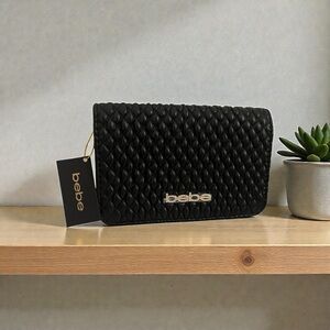 Bebe Quilted Black Crossbody bag - NWT